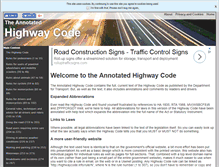 Tablet Screenshot of highwaycode.info